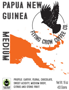 Papua New Guinea FTO - Medium Roast - One Pound
