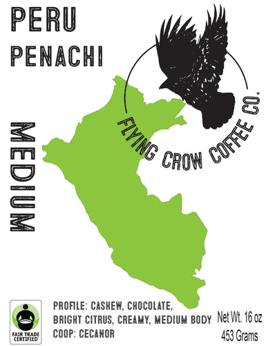 Peru Penachi FTO - Medium Roast - One Pound